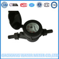 &quot;1/2&quot; - &quot;3/4&quot; Nylon Plastique Multi-Jet Dry Dial Type Water Meter